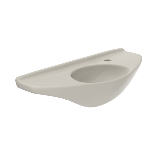 TOTO LT650G#12 Oval Wall-Mount Bathroom Sink With Cefiontect - Sedona Beige