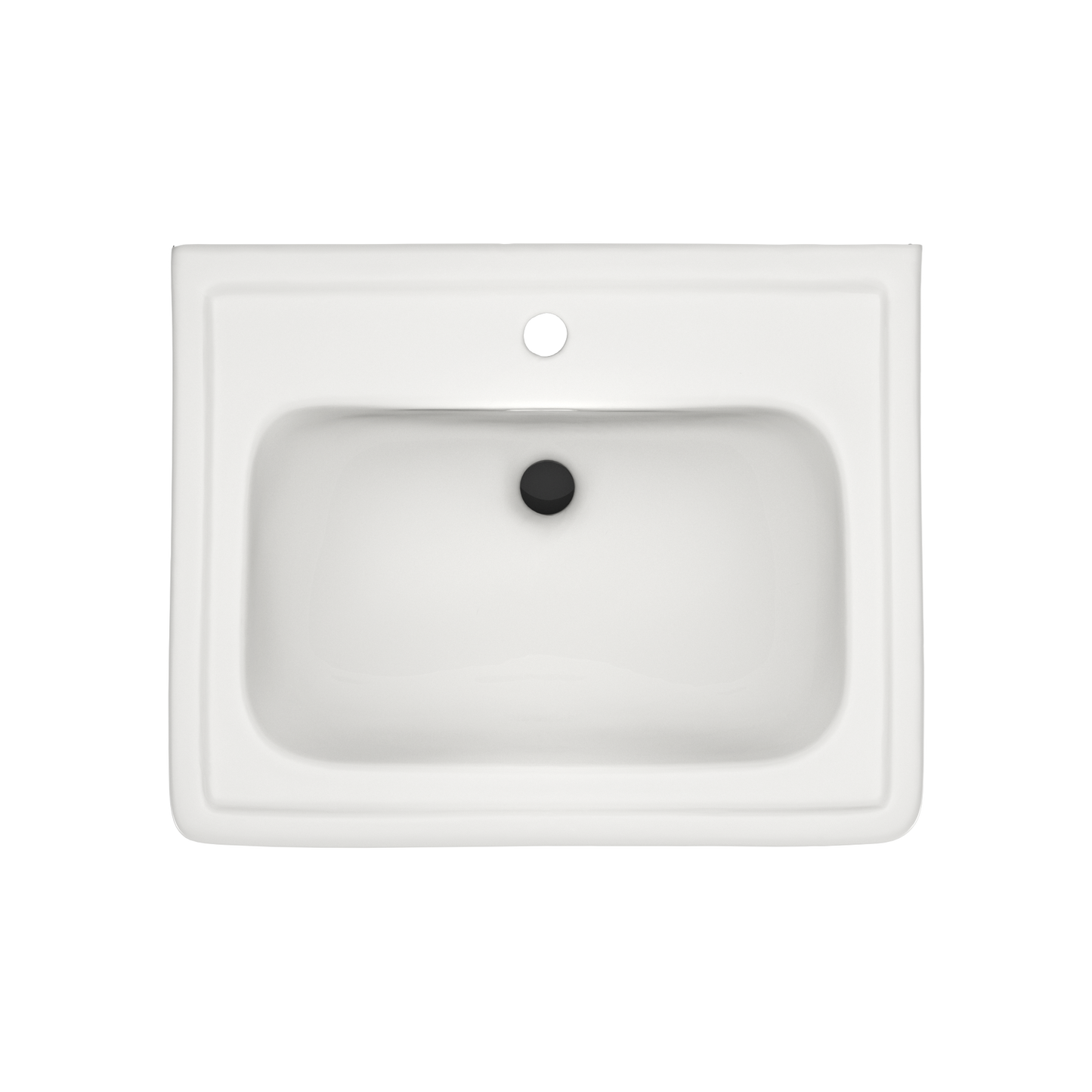 TOTO LPT532N#11 Promenade 24" X 19-1/4" Rectangular Pedestal Bathroom Sink For Single Hole Faucets - Colonial White