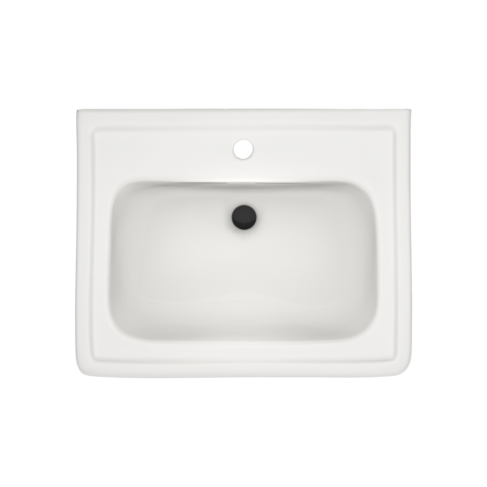 TOTO LPT532N#11 Promenade 24" X 19-1/4" Rectangular Pedestal Bathroom Sink For Single Hole Faucets - Colonial White