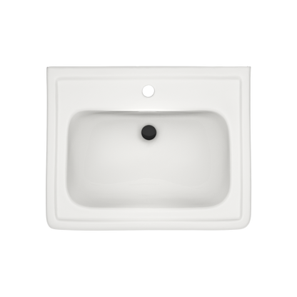 TOTO LPT532N#11 Promenade 24" X 19-1/4" Rectangular Pedestal Bathroom Sink For Single Hole Faucets - Colonial White