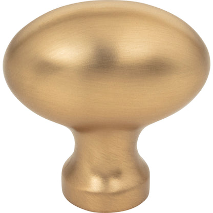 JEFFREY ALEXANDER 3991SBZ Lyon 1-9/16" Length Oval Knob - Satin Bronze