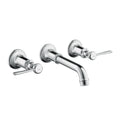 AXOR 16534001 Montreux Wall-Mounted Widespread Faucet Trim with Lever Handles, 1.2 GPM - Chrome