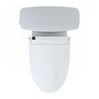 TOTO MW7863084CEFG.10#01 Drake Transitional Washlet+ Two-Piece Elongated 1.28 Gpf Universal Height Tornado Flush Toilet With C5 Bidet Seat - Cotton White