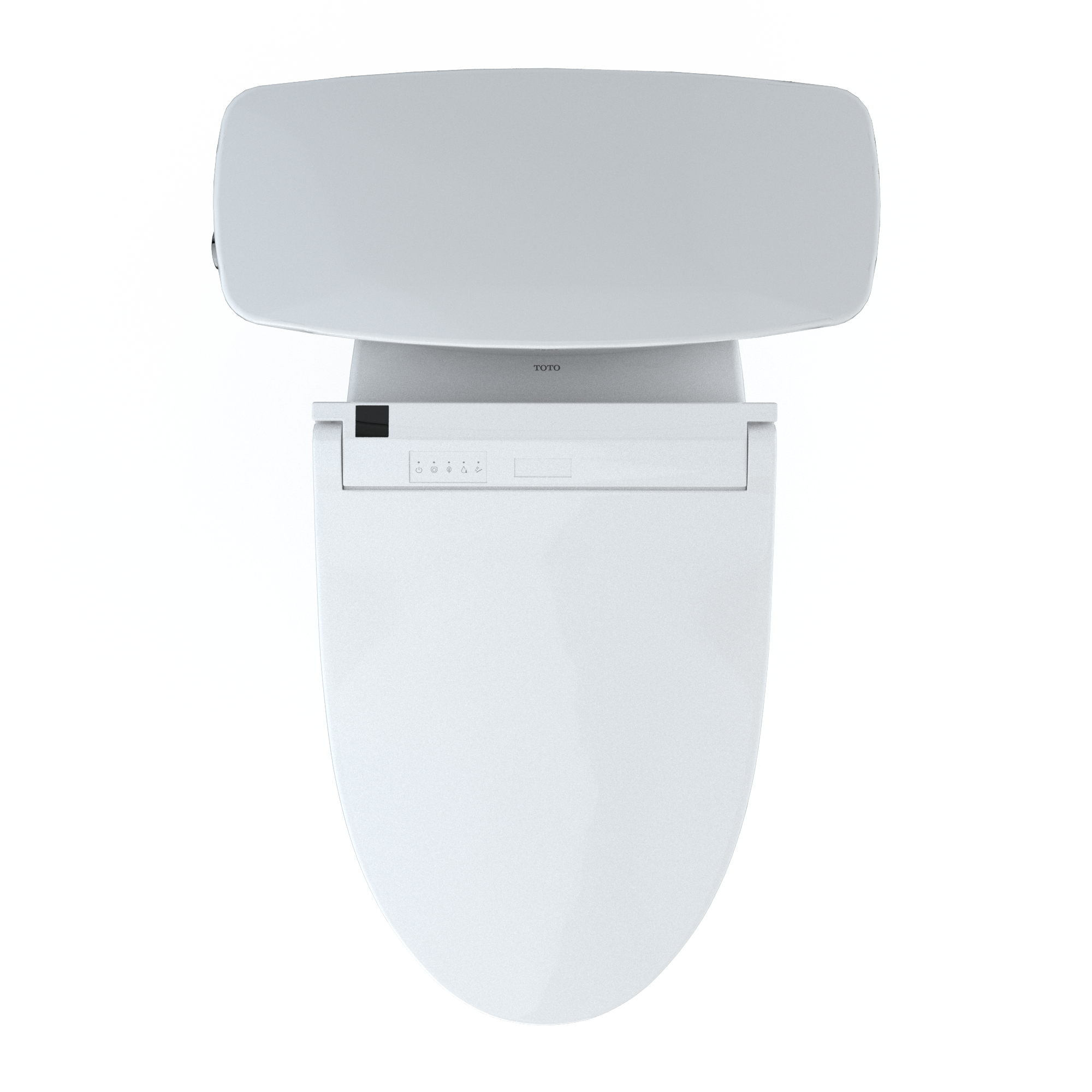 TOTO MW7863084CEFG.10#01 Drake Transitional Washlet+ Two-Piece Elongated 1.28 Gpf Universal Height Tornado Flush Toilet With C5 Bidet Seat - Cotton White