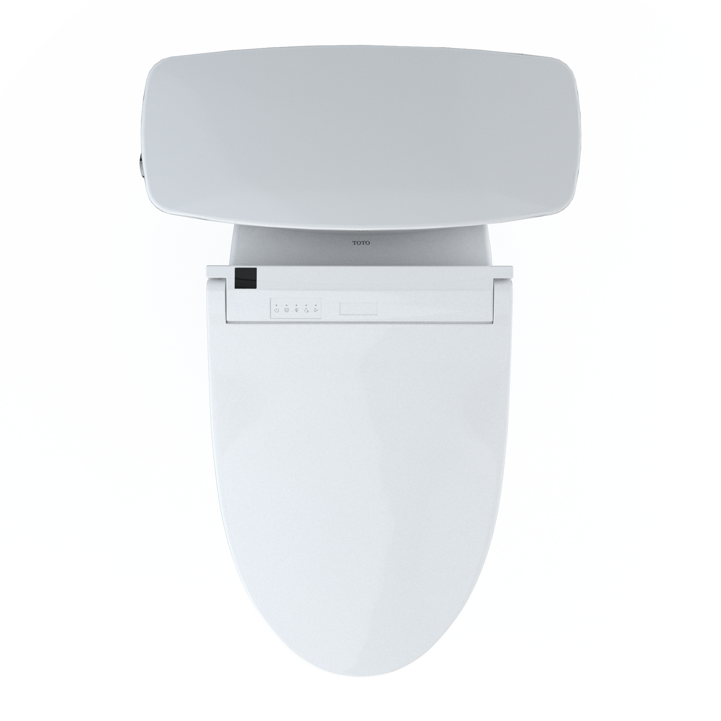 TOTO MW7863084CEFG#01 Drake Transitional Washlet+ Two-Piece Elongated 1.28 Gpf Universal Height Tornado Flush Toilet With C5 Bidet Seat - Cotton White