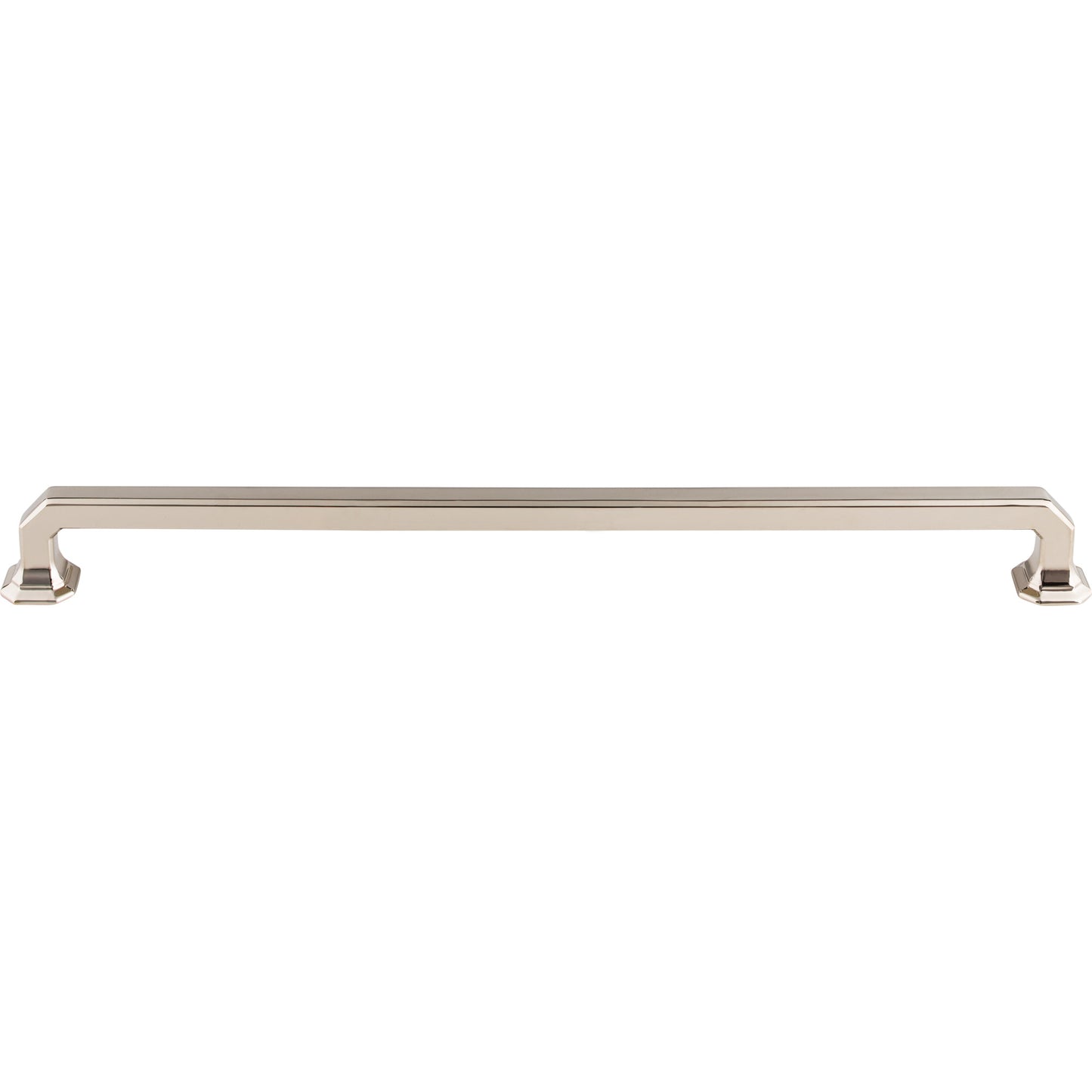 TOP KNOBS TK291PN Emerald 12" Center to Center Bar Pull - Polished Nickel