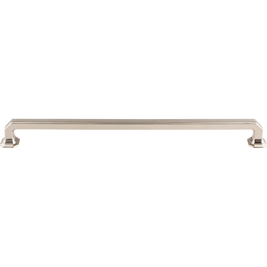 TOP KNOBS TK291PN Emerald 12" Center to Center Bar Pull - Polished Nickel