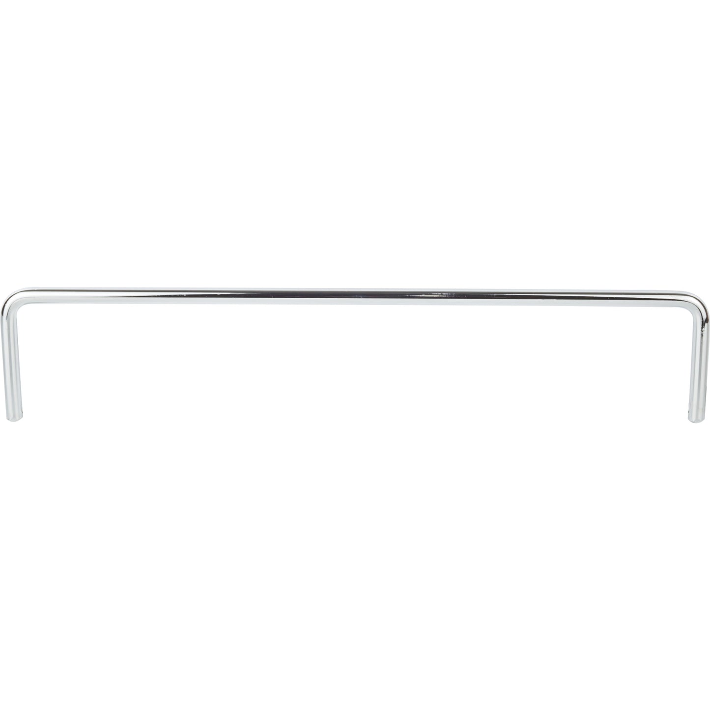 HARDWARE RESOURCES RAIL-9-PC 9-1/4" Metal Shelf Rail - Polished Chrome