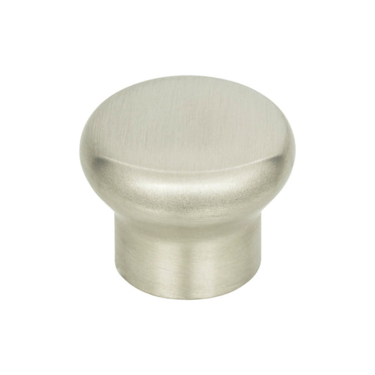 ATLAS A856-SS Stainless Steel 1 1/4" Diameter Round Knob - Stainless Steel