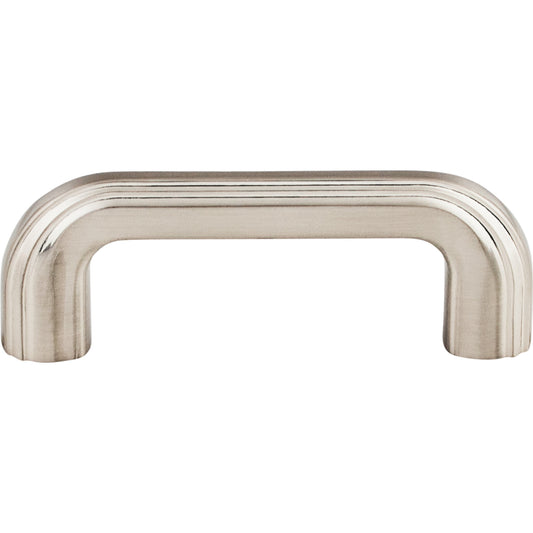 TOP KNOBS TK222BSN Victoria Falls 3" Center to Center Bar Pull - Brushed Satin Nickel