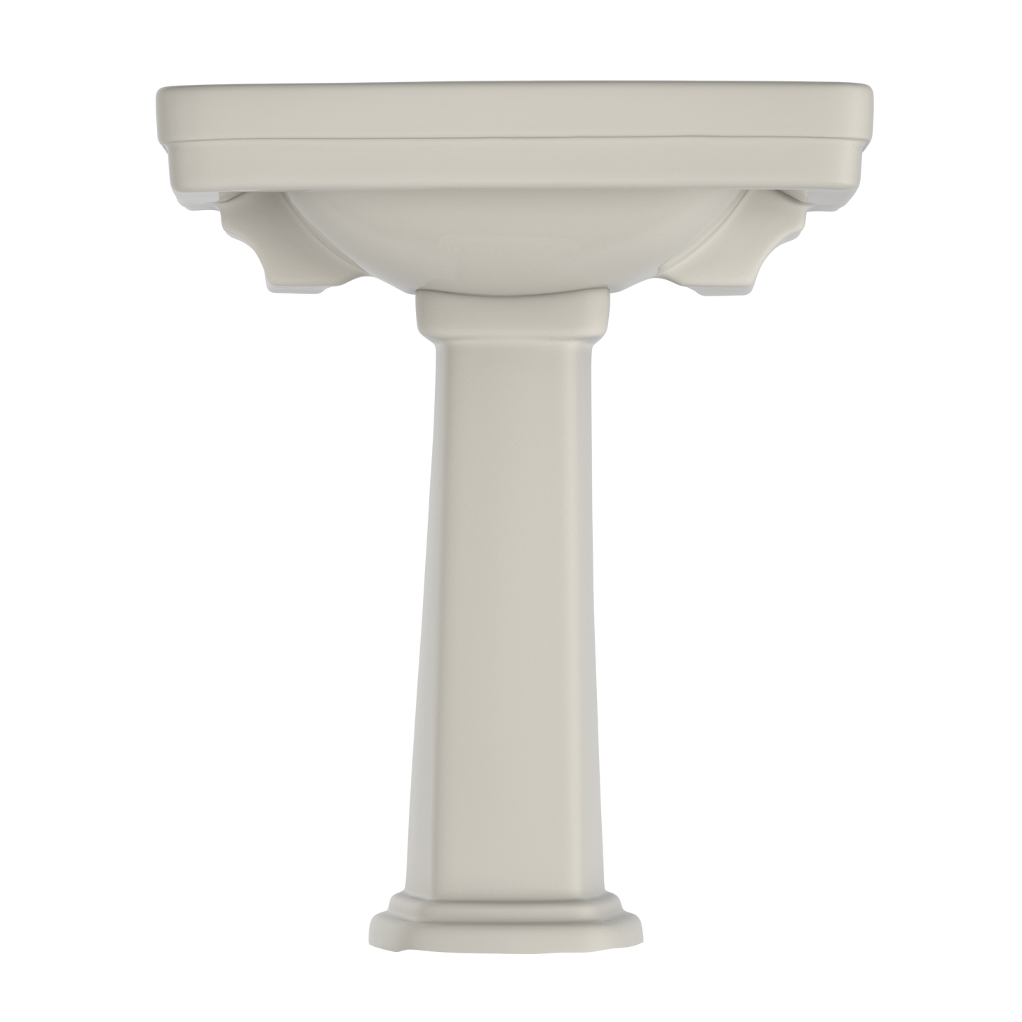 TOTO LPT530N#12 Promenade 27-1/2" X 22-1/4" Rectangular Pedestal Bathroom Sink For Single Hole Faucets - Sedona Beige