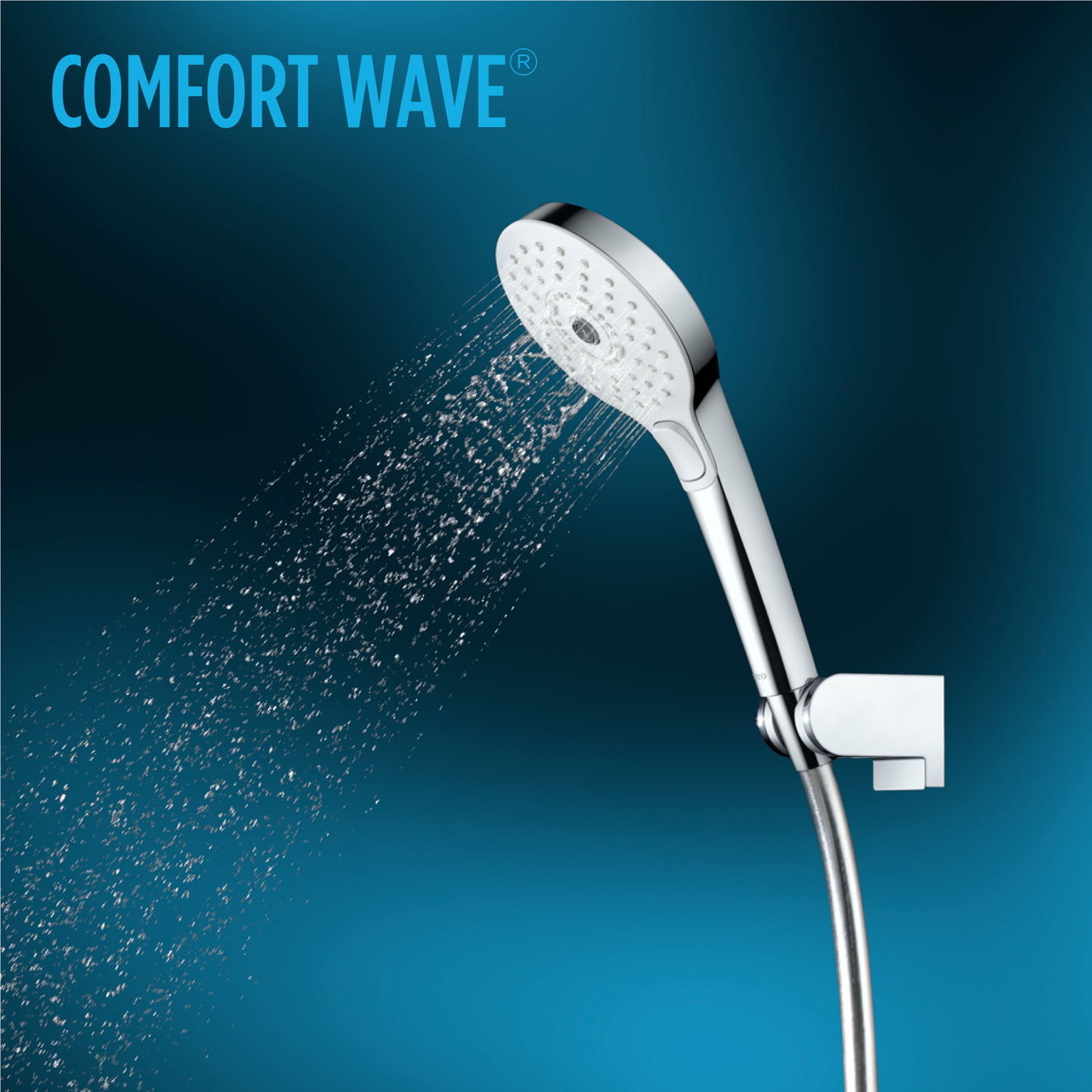 TOTO TBW02010U4#CP G Series 1.75 GPM Single Spray 4 inch Square Handshower with COMFORT WAVE Technology , Polished Chrome