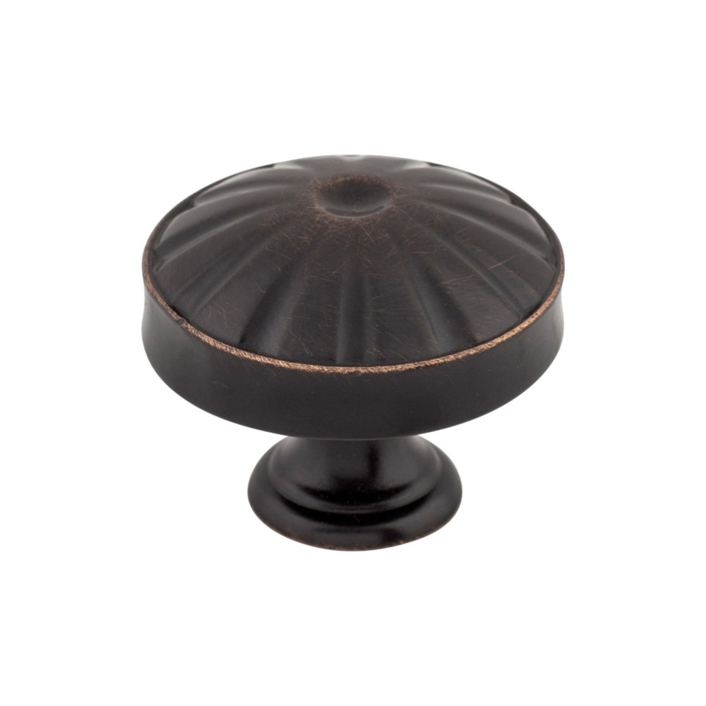 TOP KNOBS M1608 Hudson 1 1/4" Diameter Round Knob - Tuscan Bronze