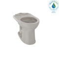TOTO C453CUFG#03 Drake Ii Universal Height Round Toilet Bowl With Cefiontect - Bone