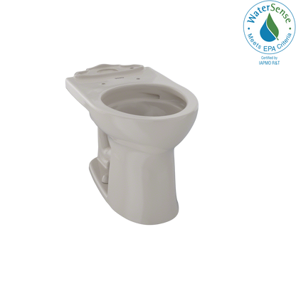 TOTO C453CUFG#03 Drake Ii Universal Height Round Toilet Bowl With Cefiontect - Bone