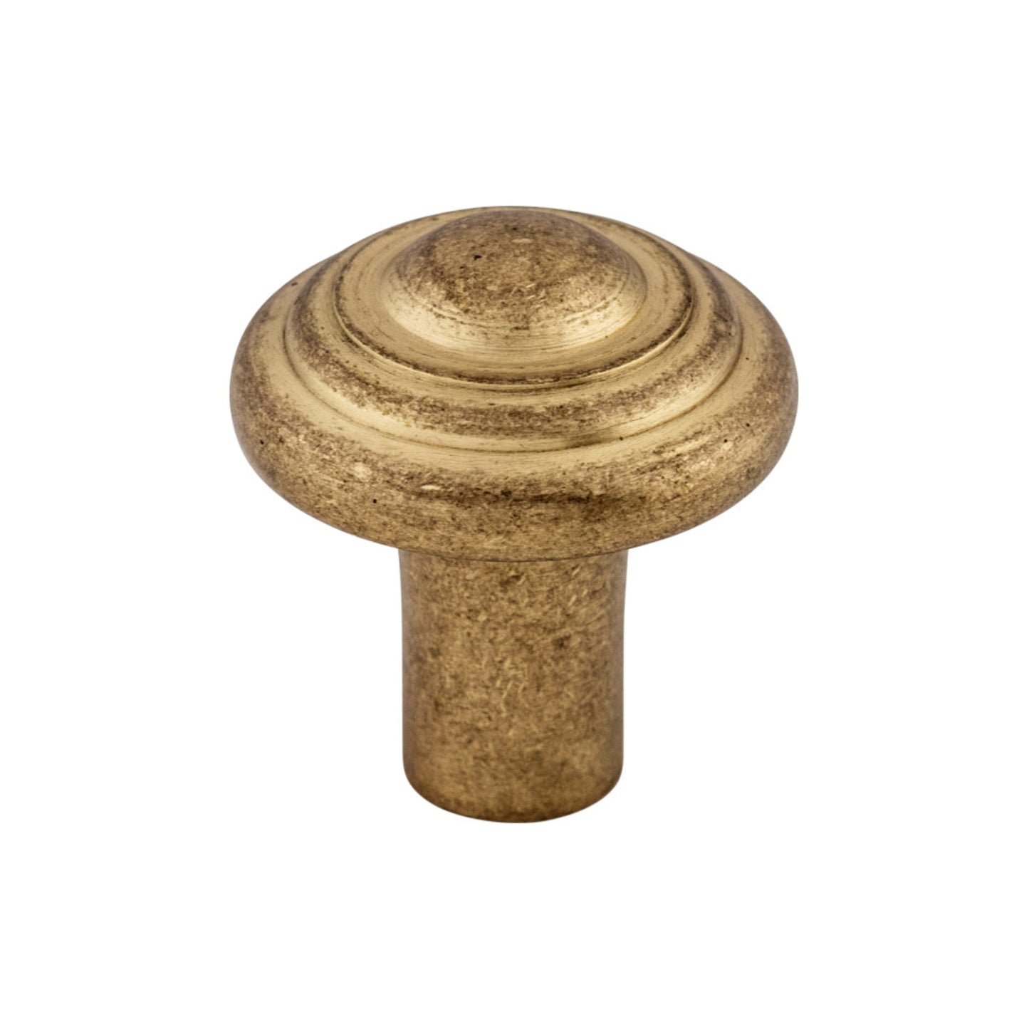 TOP KNOBS M1471 Aspen Button 1 1/4" Diameter Round Knob - Light Bronze