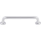 TOP KNOBS M1991 Aspen II Rounded 6" Center to Center Bar Pull - Polished Chrome