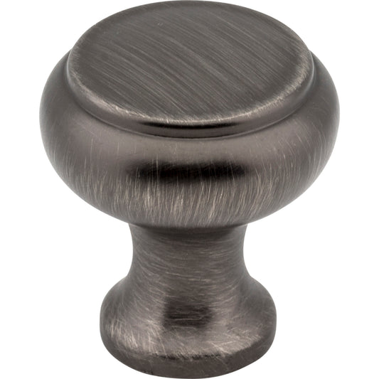 ELEMENTS 3898BNBDL Westbury 1-3/16" Diameter Mushroom Knob - Brushed Pewter