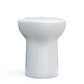 TOTO C776CEFG#01 Drake Elongated Universal Height TORNADO FLUSH Toilet Bowl with CEFIONTECT , Cotton White