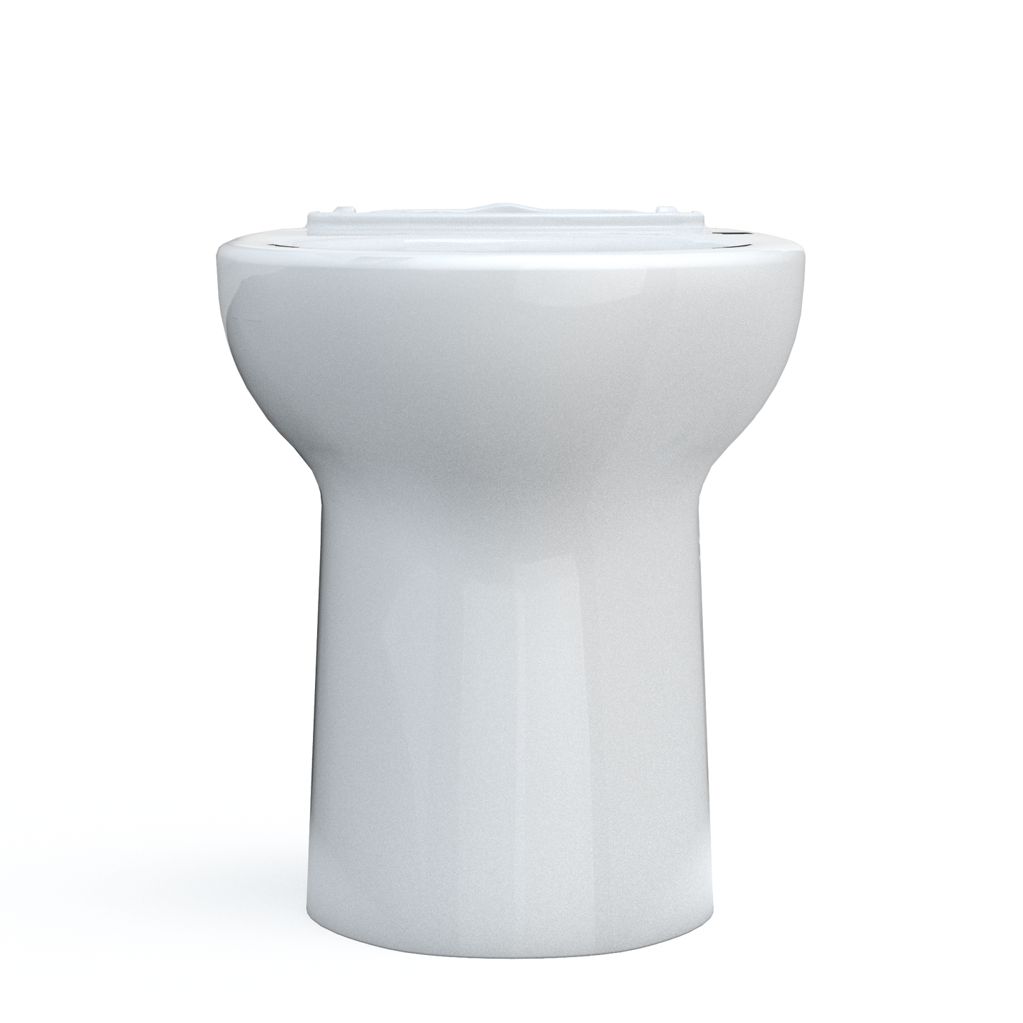 TOTO C776CEFG#01 Drake Elongated Universal Height TORNADO FLUSH Toilet Bowl with CEFIONTECT , Cotton White