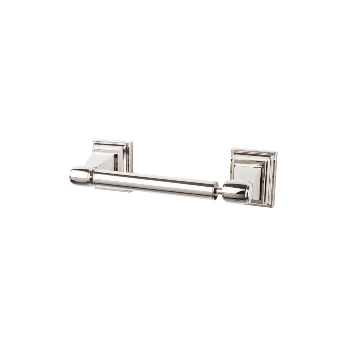 TOP KNOBS STK3PN TOP BATH (R) Stratton Bath  Wall Mounted Toilet Paper Holder , Polished Nickel