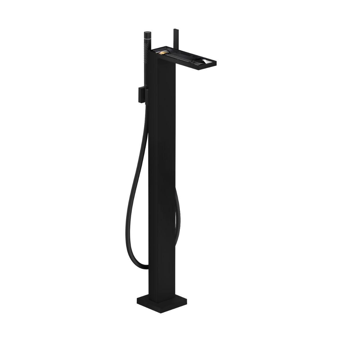 AXOR MyEdition Freestanding Tub Filler Trim with 1.75 GPM Handshower without Plate in Matte Black