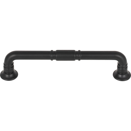 TOP KNOBS TK1003BLK Kent 5 1/16" Center to Center Bar Pull - Flat Black