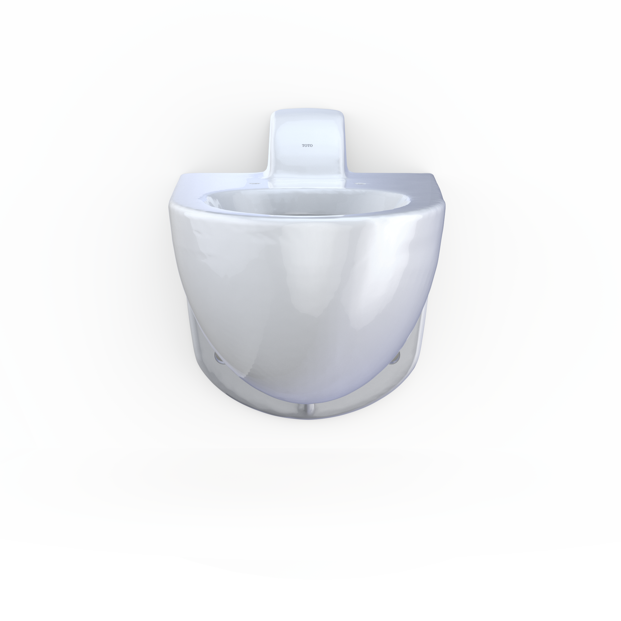 TOTO CT728CUVG#01 Tornado Flush Commercial Flushometer Wall-Mounted Toilet With Cefiontect - Cotton White