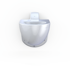 TOTO CT728CUV#01 Tornado Flush Commercial Flushometer Wall-Mounted Toilet - Cotton White