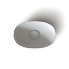TOTO LT473G#01 Kiwami Oval 16 Inch Vessel Bathroom Sink With Cefiontect - Cotton White