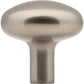 JEFFREY ALEXANDER 329SN Loxley 1-1/4" Diameter Mushroom Knob - Satin Nickel