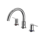 TOTO TBS01201U#CP Lb Two-Handle Deck-Mount Roman Tub Filler Trim - Polished Chrome