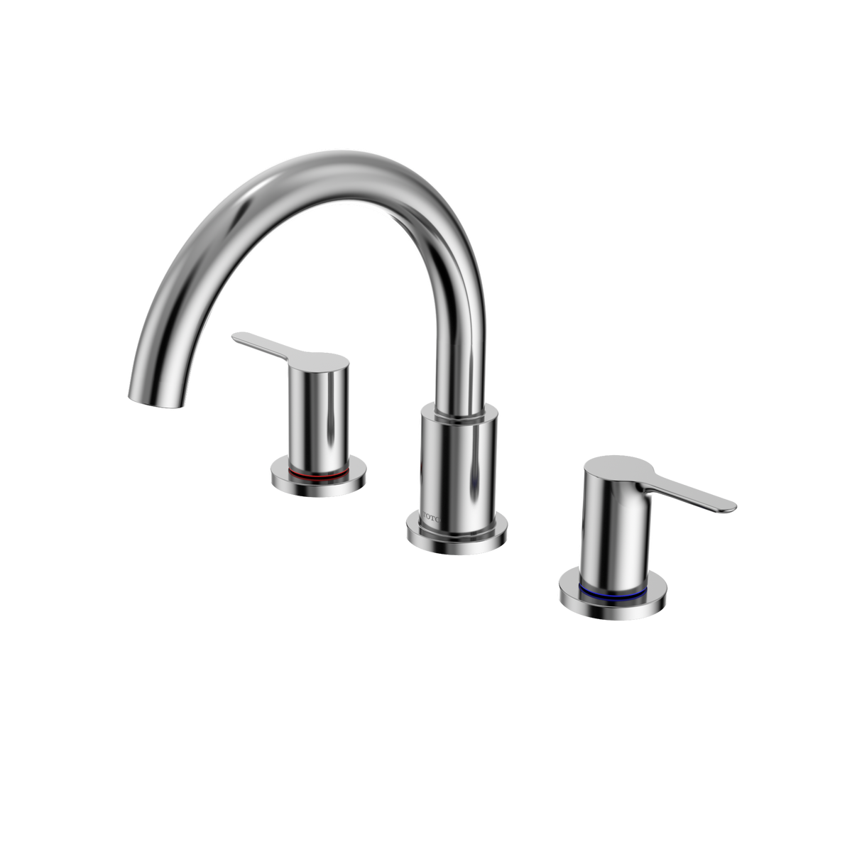 TOTO TBS01201U#CP Lb Two-Handle Deck-Mount Roman Tub Filler Trim - Polished Chrome