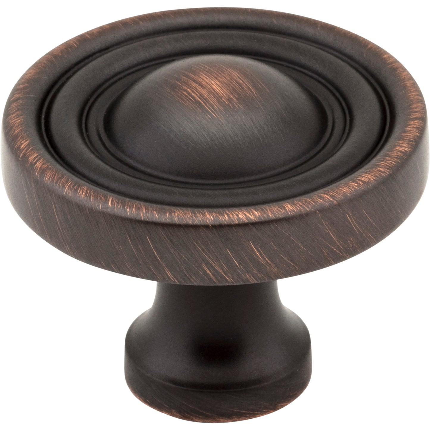 JEFFREY ALEXANDER 818DBAC Bella 1-3/8" Diameter Mushroom Knob , Brushed Oil Rubbed Bronze