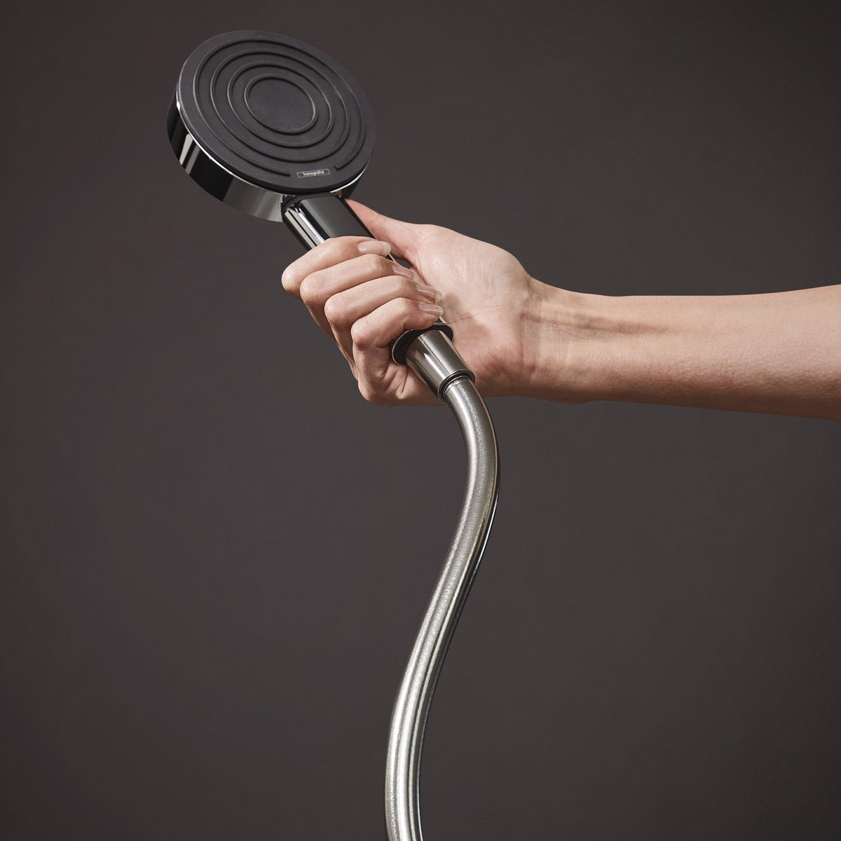 HANSGROHE 28260000 DesignFlex Textile Handshower Hose, 63" - Chrome