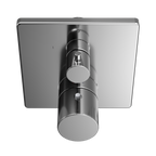 TOTO TBV02404U#CP Square Thermostatic Mixing Valve With Two-Way Diverter Shower Trim - Polished Chrome