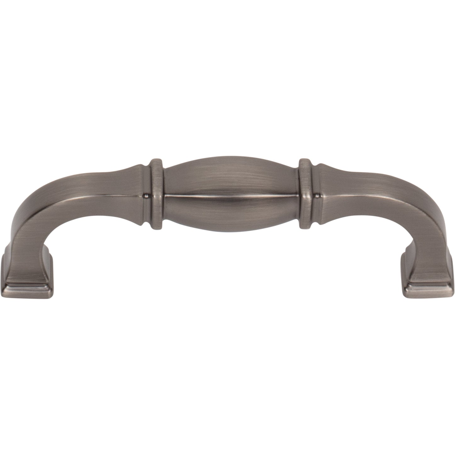 JEFFREY ALEXANDER 278-96BNBDL Audrey 96 mm Center-to-Center Bar Pull - Brushed Pewter