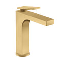 AXOR 39023251 Citterio Single-Hole Faucet 160 with Pop-Up Drain, 1.2 GPM - Brushed Gold Optic