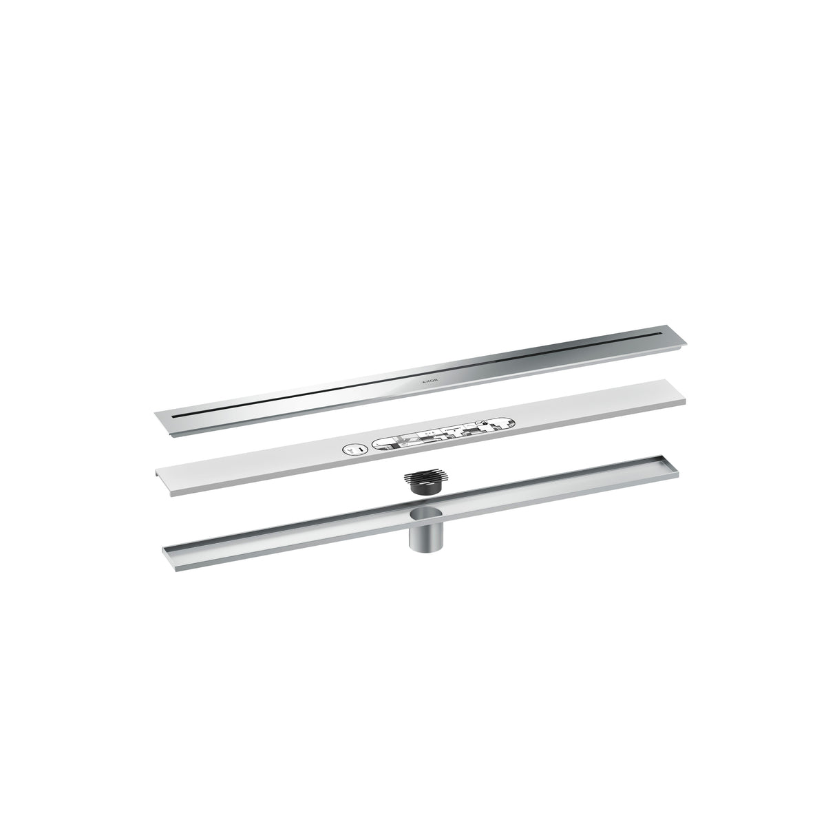 AXOR 42521001 Drains Floor Installation 31 1/2" - Chrome