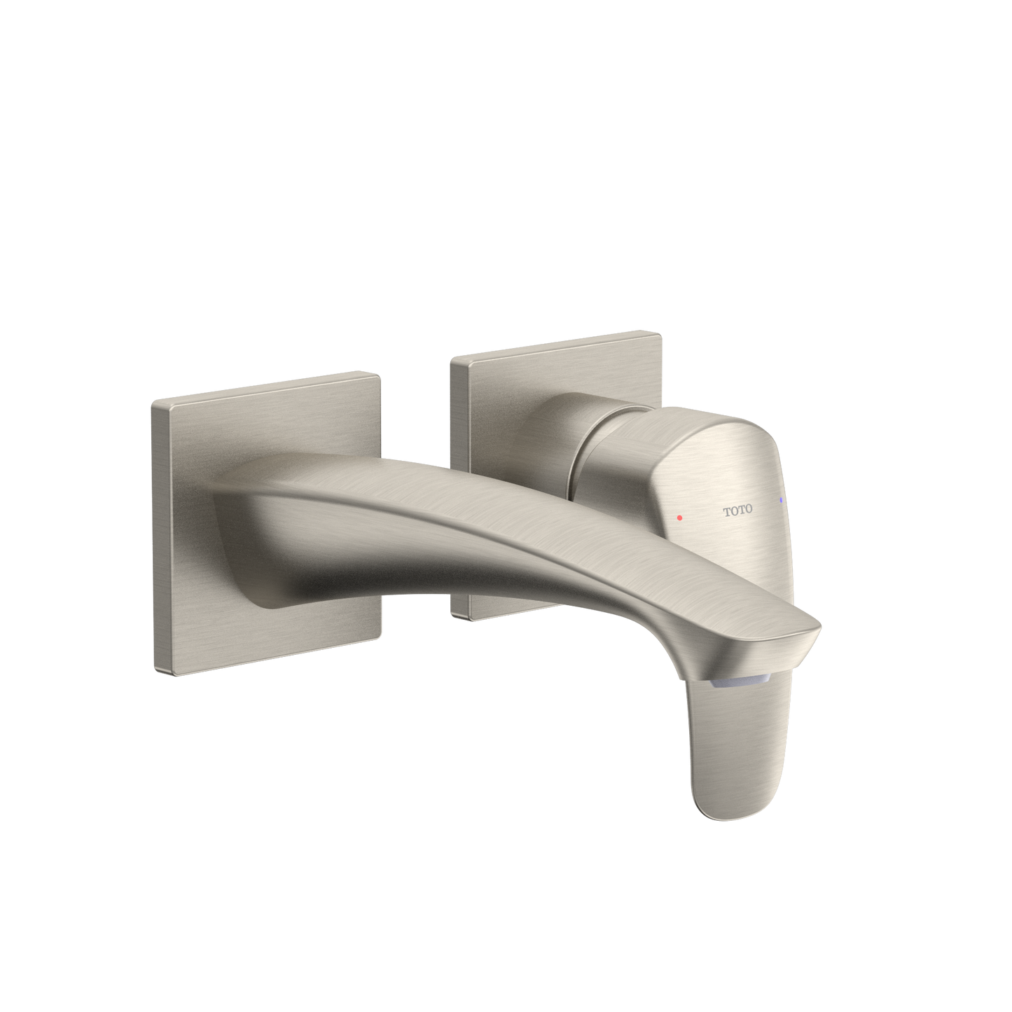 TOTO TLG09307U#BN GM 1.2 GPM Wall-Mount Single-Handle Bathroom Faucet with COMFORT GLIDE Technology , Brushed Nickel