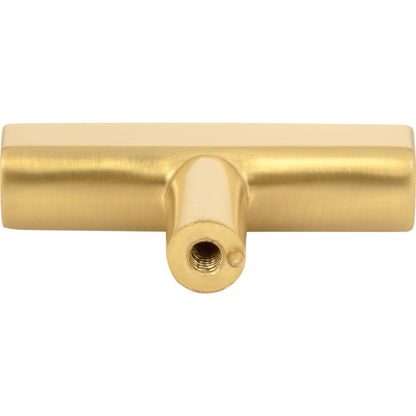 JEFFREY ALEXANDER 845T-BG Dominique 2" Length Bar Knob - Brushed Gold