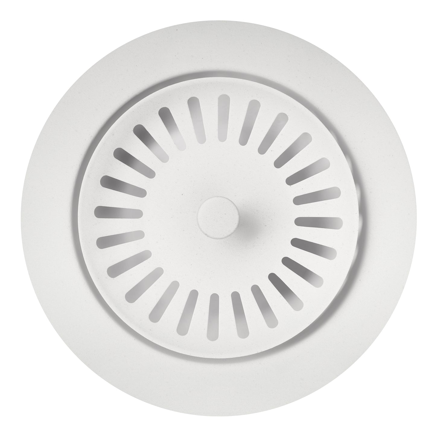 BLANCO 240328 Color-Coordinated Metal Disposal Flange - White in White