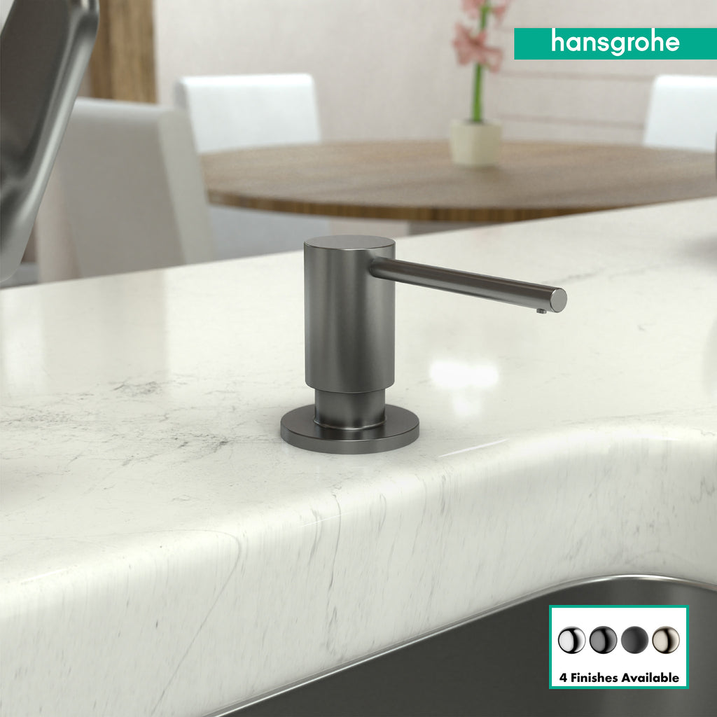 HANSGROHE 40438341 Focus Soap Dispenser - Brushed Black Chrome