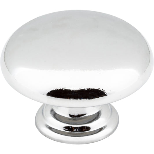 ELEMENTS 3950-PC Gatsby 1-3/16" Diameter Mushroom Knob - Polished Chrome