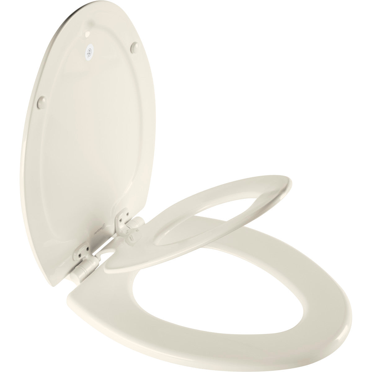 NextStep2 Children's Elongated Closed Front Toilet Seat in Biscuit