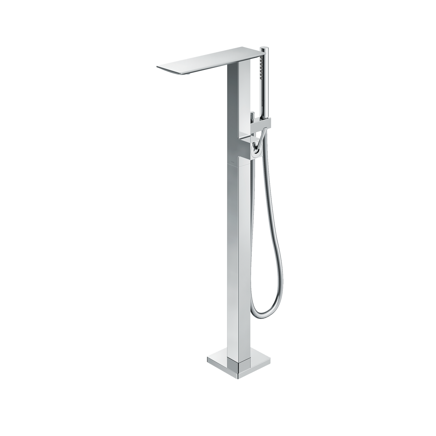 TOTO TBP02303U#CP ZL Single-Handle Freestanding Tub Filler Faucet with 1.75 GPM Handshower , Polished Chrome