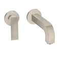 AXOR 39181821 Citterio Wall-Mounted Single-Handle Faucet Trim- Rhombic Cut, 1.2 GPM - Brushed Nickel