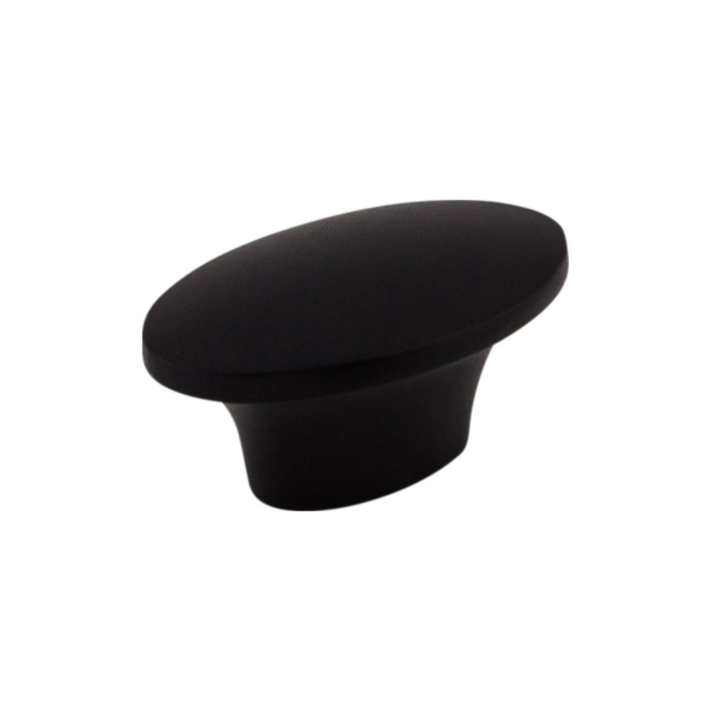 TOP KNOBS M1876 Dakota 1 1/2" Length Oval Knob - Flat Black