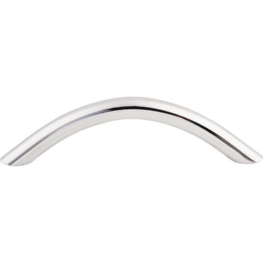 TOP KNOBS M425 Curved Wire 3 3/4" Center to Center Bar Pull , Polished Chrome