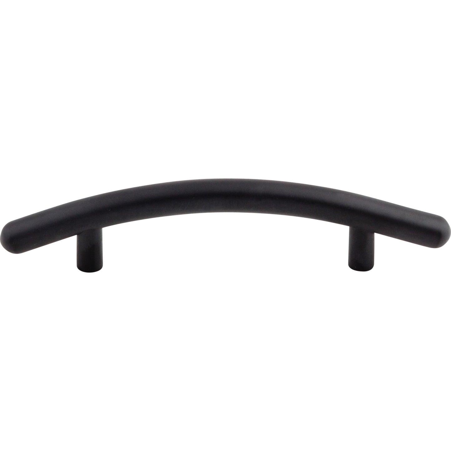 TOP KNOBS M535 Curved 3 3/4" Center to Center Bar Pull - Flat Black